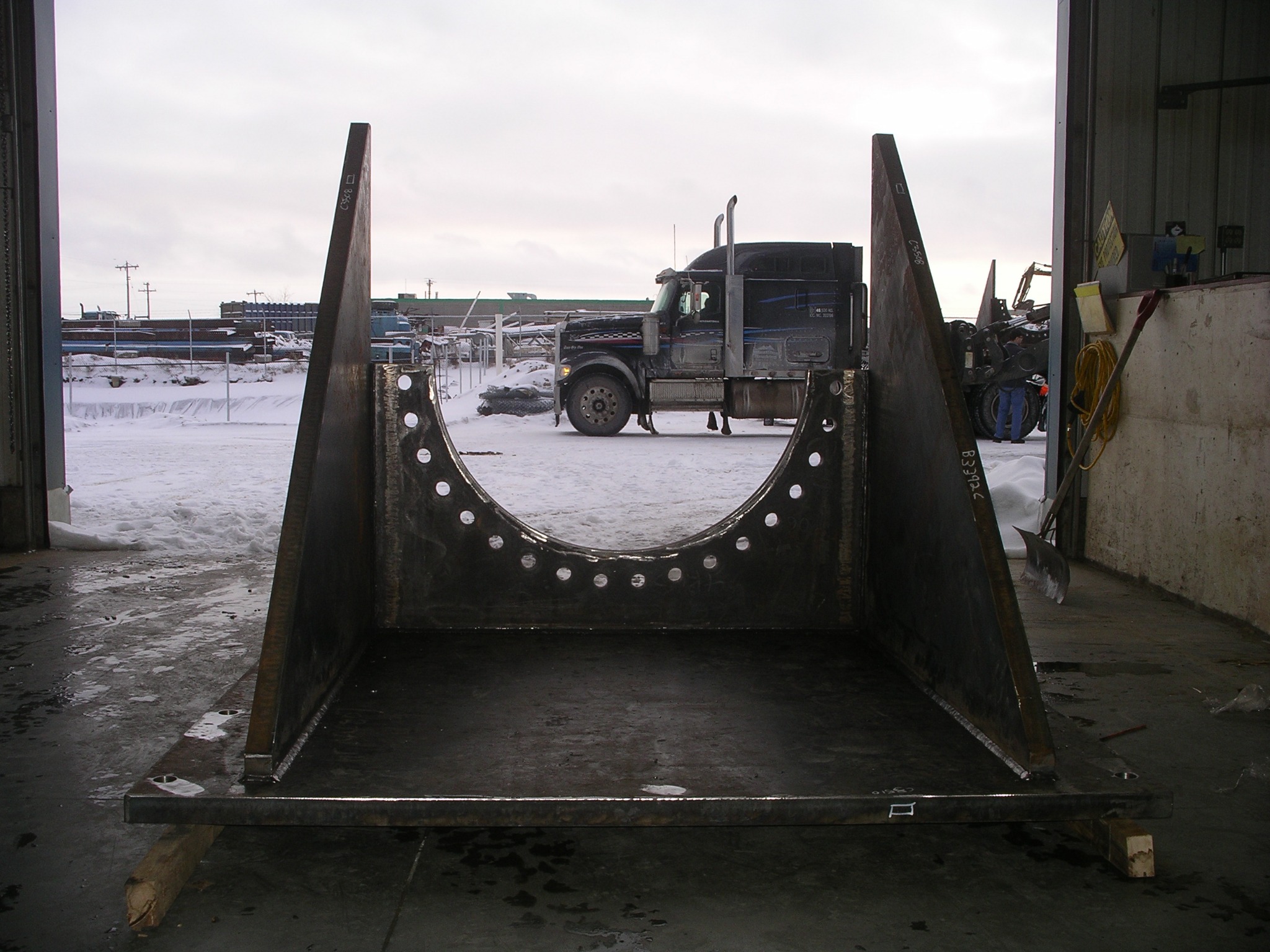 Large saddle support